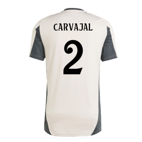 2024-2025 Real Madrid EU Training Jersey (Putty Mauve) (Carvajal 2)