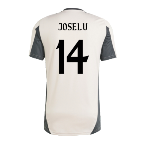 2024-2025 Real Madrid EU Training Jersey (Putty Mauve) (Joselu 14)