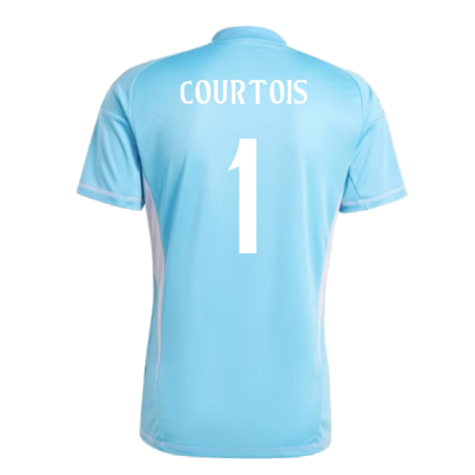 2024-2025 Real Madrid Home Goalkeeper Shirt (Blue) (Courtois 1)