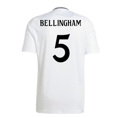 2024-2025 Real Madrid Home Shirt (Bellingham 5)