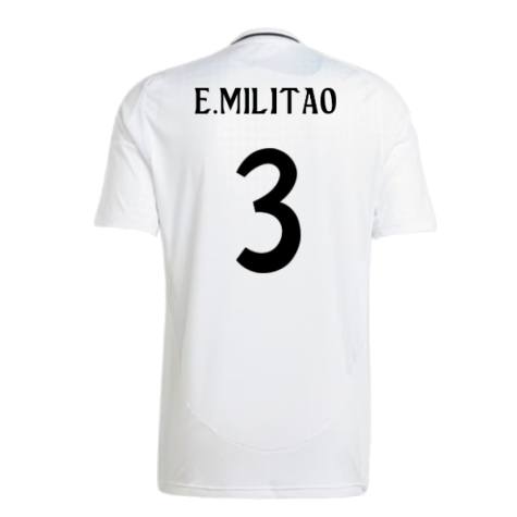 2024-2025 Real Madrid Home Shirt (E.Militao 3)