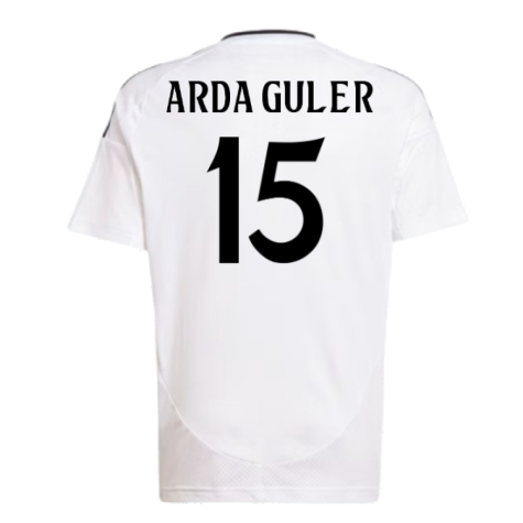 2024-2025 Real Madrid Home Shirt (Kids) (Arda Guler 15)