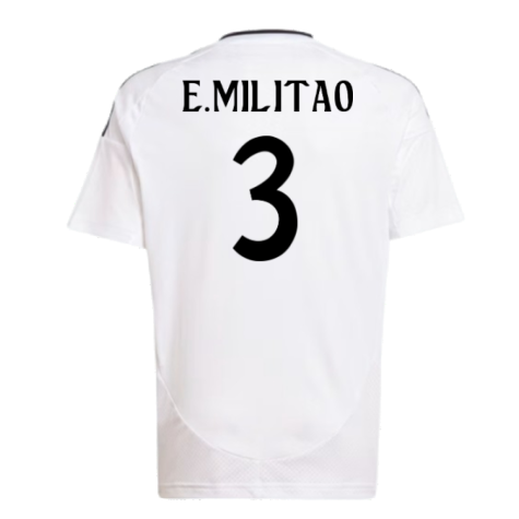 2024-2025 Real Madrid Home Shirt (Kids) (E.Militao 3)