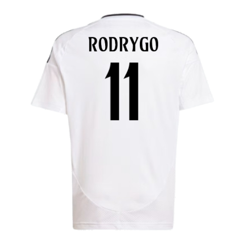 2024-2025 Real Madrid Home Shirt (Kids) (Rodrygo 11)