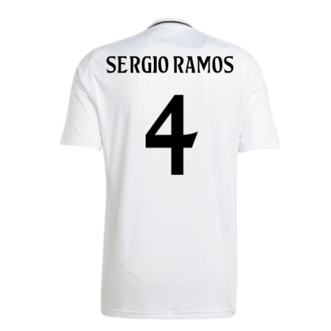 2024-2025 Real Madrid Home Shirt (Sergio Ramos 4)