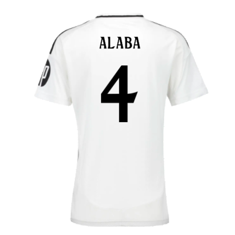 2024-2025 Real Madrid Home Shirt (Womens) (Alaba 4)