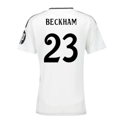 2024-2025 Real Madrid Home Shirt (Womens) (Beckham 23)