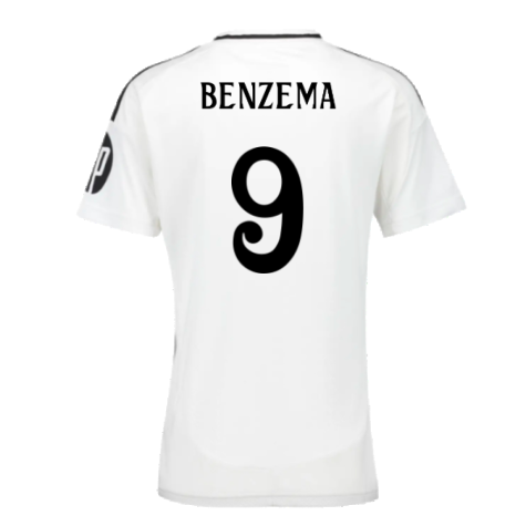 2024-2025 Real Madrid Home Shirt (Womens) (Benzema 9)