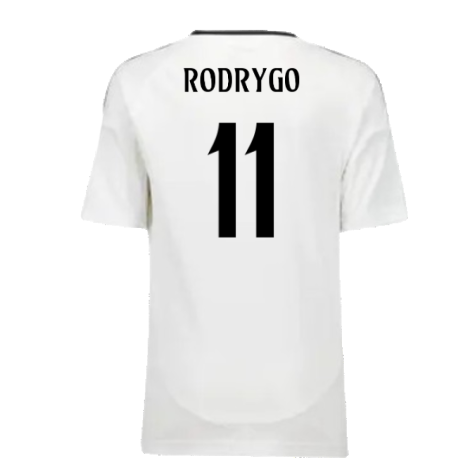 2024-2025 Real Madrid Home Youth Kit (Rodrygo 11)