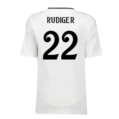 2024-2025 Real Madrid Home Youth Kit (Rudiger 22)