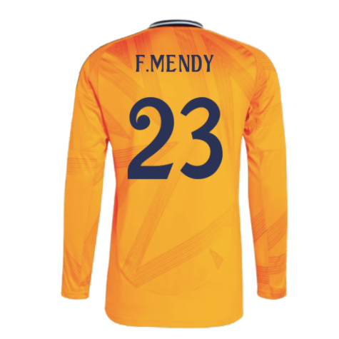 2024-2025 Real Madrid Long Sleeve Away Shirt (F.Mendy 23)