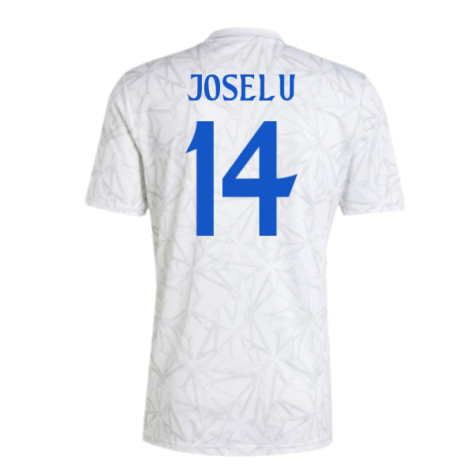 2024-2025 Real Madrid Pre-Match Shirt (White) (Joselu 14)