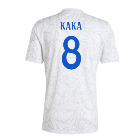 2024-2025 Real Madrid Pre-Match Shirt (White) (Kaka 8)