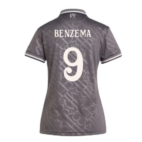 2024-2025 Real Madrid Third Shirt (Womens) (Benzema 9)