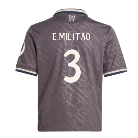 2024-2025 Real Madrid Third Youth Kit (E.Militao 3)