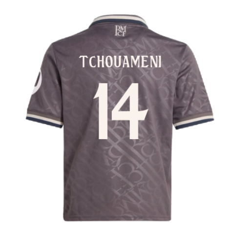 2024-2025 Real Madrid Third Youth Kit (Tchouameni 14)