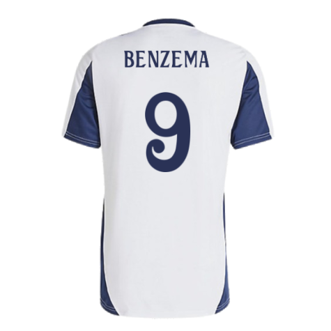 2024-2025 Real Madrid Training Shirt (White) (Benzema 9)