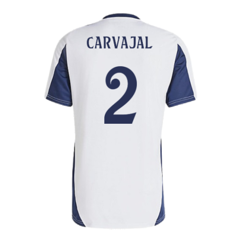 2024-2025 Real Madrid Training Shirt (White) (Carvajal 2)