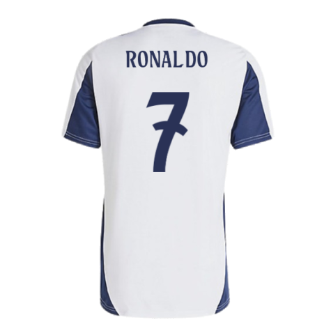 2024-2025 Real Madrid Training Shirt (White) (Ronaldo 7)