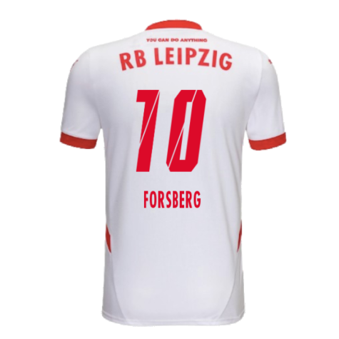 2024-2025 Red Bull Leipzig Home Shirt (Forsberg 10)