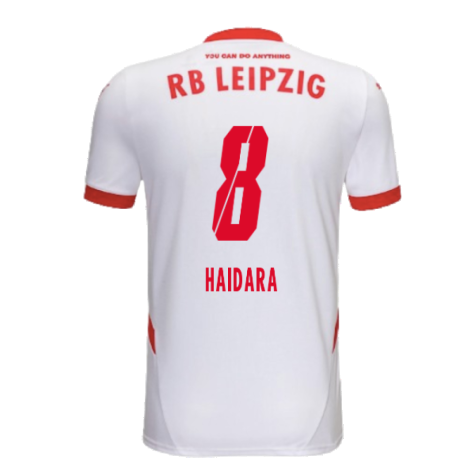 2024-2025 Red Bull Leipzig Home Shirt (Haidara 8)