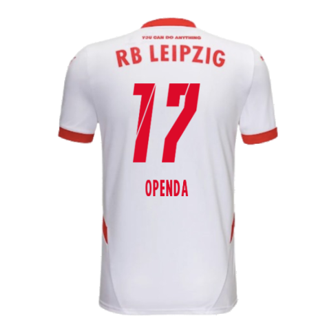 2024-2025 Red Bull Leipzig Home Shirt (Kids) (Openda 17)