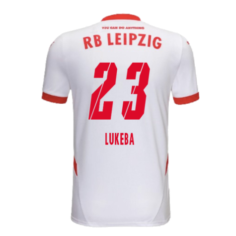 2024-2025 Red Bull Leipzig Home Shirt (Lukeba 23)