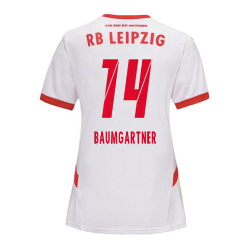 2024-2025 Red Bull Leipzig Home Shirt (Womens) (Baumgartner 14)