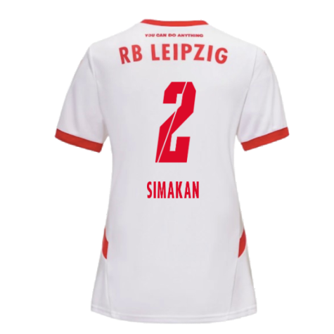 2024-2025 Red Bull Leipzig Home Shirt (Womens) (Simakan 2)