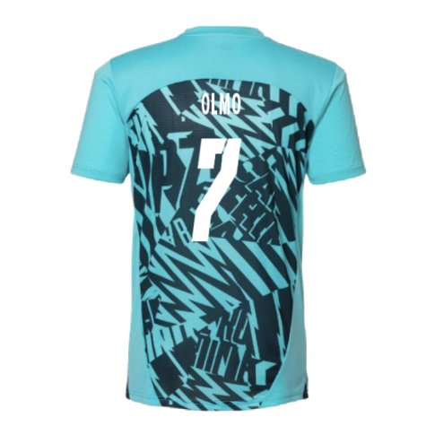 2024-2025 Red Bull Leipzig Pre-Match SS Shirt (Aqua) (Olmo 7)