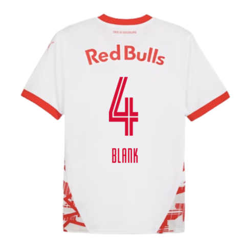 2024-2025 Red Bull Salzburg Home Shirt (Blank 4)