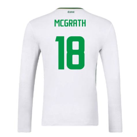 2024-2025 Republic of Ireland Away Long Sleeve Shirt (McGrath 18)