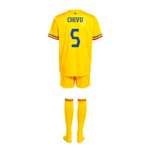 2024-2025 Romania Home Kids Mini Kit (Chivu 5)