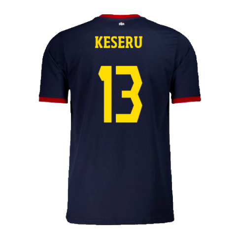 2024-2025 Romania Presentation S/S T-shirt (Navy) (Keseru 13)