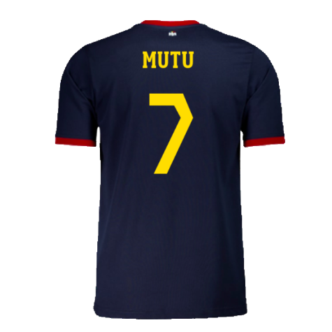 2024-2025 Romania Presentation S/S T-shirt (Navy) (Mutu 7)