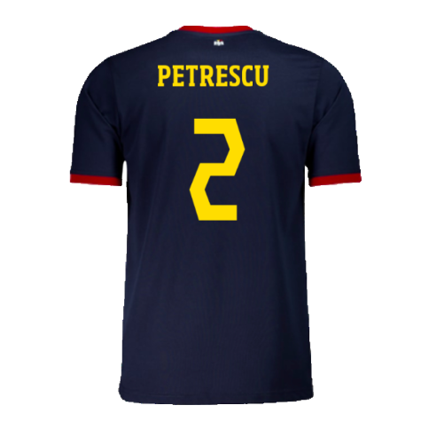 2024-2025 Romania Presentation S/S T-shirt (Navy) (Petrescu 2)