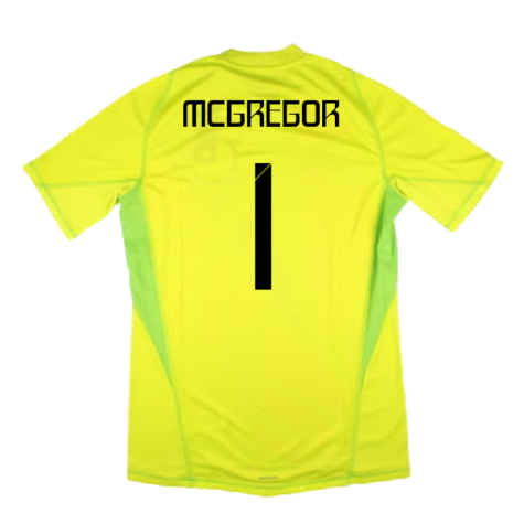 2024-2025 Scotland Home Goalkeeper Shirt (Yellow) (McGregor 1)