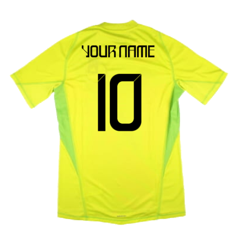 2024-2025 Scotland Home Goalkeeper Shirt (Yellow) (Your Name)