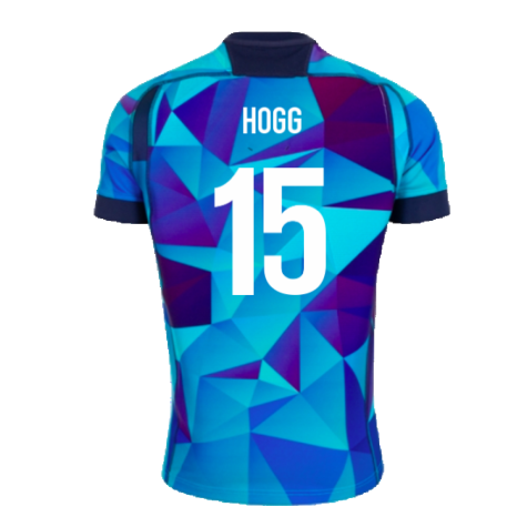 2024-2025 Scotland Rugby Training Jersey (Blue) (Hogg 15)