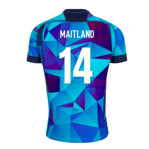 2024-2025 Scotland Rugby Training Jersey (Blue) (Maitland 14)