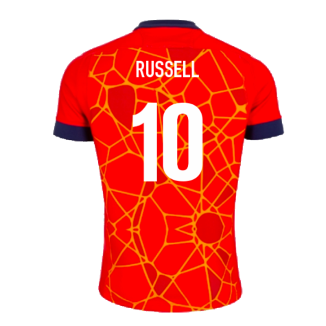 2024-2025 Scotland Rugby Training Jersey (Red) (Russell 10)