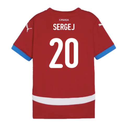 2024-2025 Serbia Home Shirt (Kids) (Sergej 20)