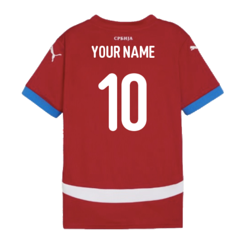 2024-2025 Serbia Home Shirt (Kids) (Your Name)