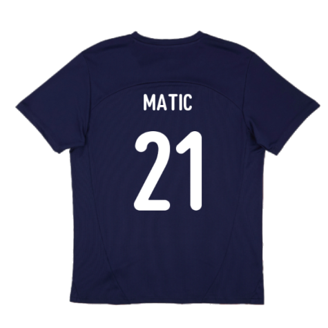 2024-2025 Serbia Training Jersey (Navy) (Matic 21)