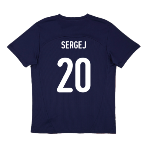 2024-2025 Serbia Training Jersey (Navy) (Sergej 20)