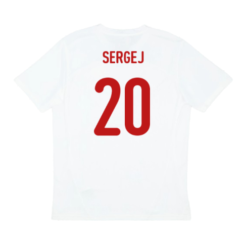 2024-2025 Serbia Training Jersey (White) (Sergej 20)