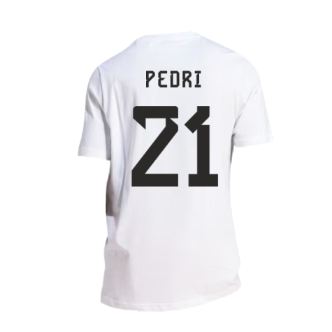 2024-2025 Spain DNA Graphic Tee (White) (Pedri 21)