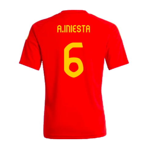 2024-2025 Spain Home Fan Shirt (Kids) (A.Iniesta 6)