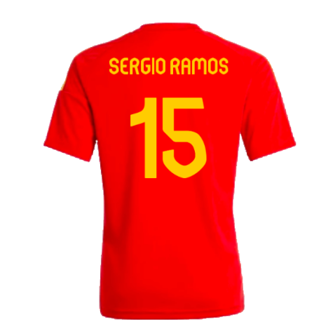 2024-2025 Spain Home Fan Shirt (Kids) (Sergio Ramos 15)