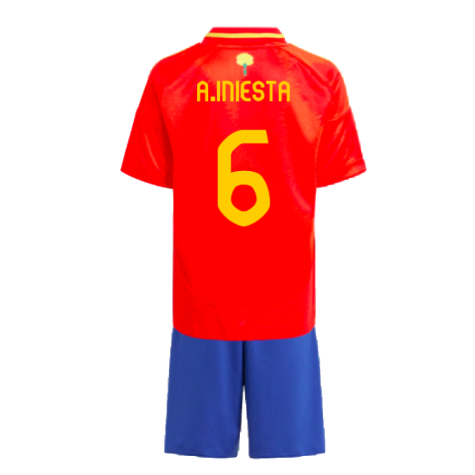 2024-2025 Spain Home Mini Kit (A.Iniesta 6)